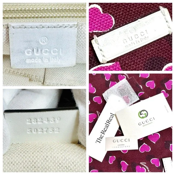 Limited Edition GUCCI Heartbeat Print Canvas Tote Bag - Picture 16 of 17